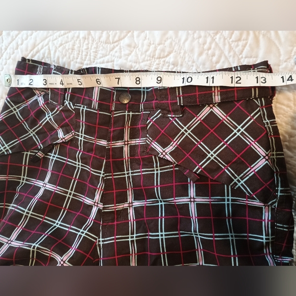 Cherokee Brown Plaid Pants - Picture 8 of 9